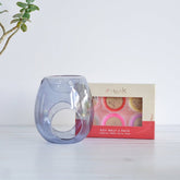 Glass - Tealight Wax Melt Burner + 6 Melts Pack